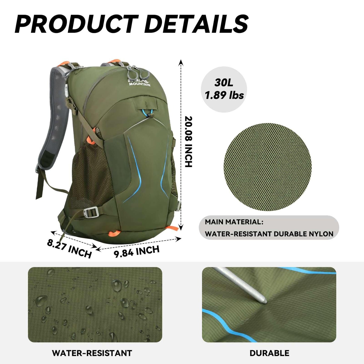 30L 登山リュック
