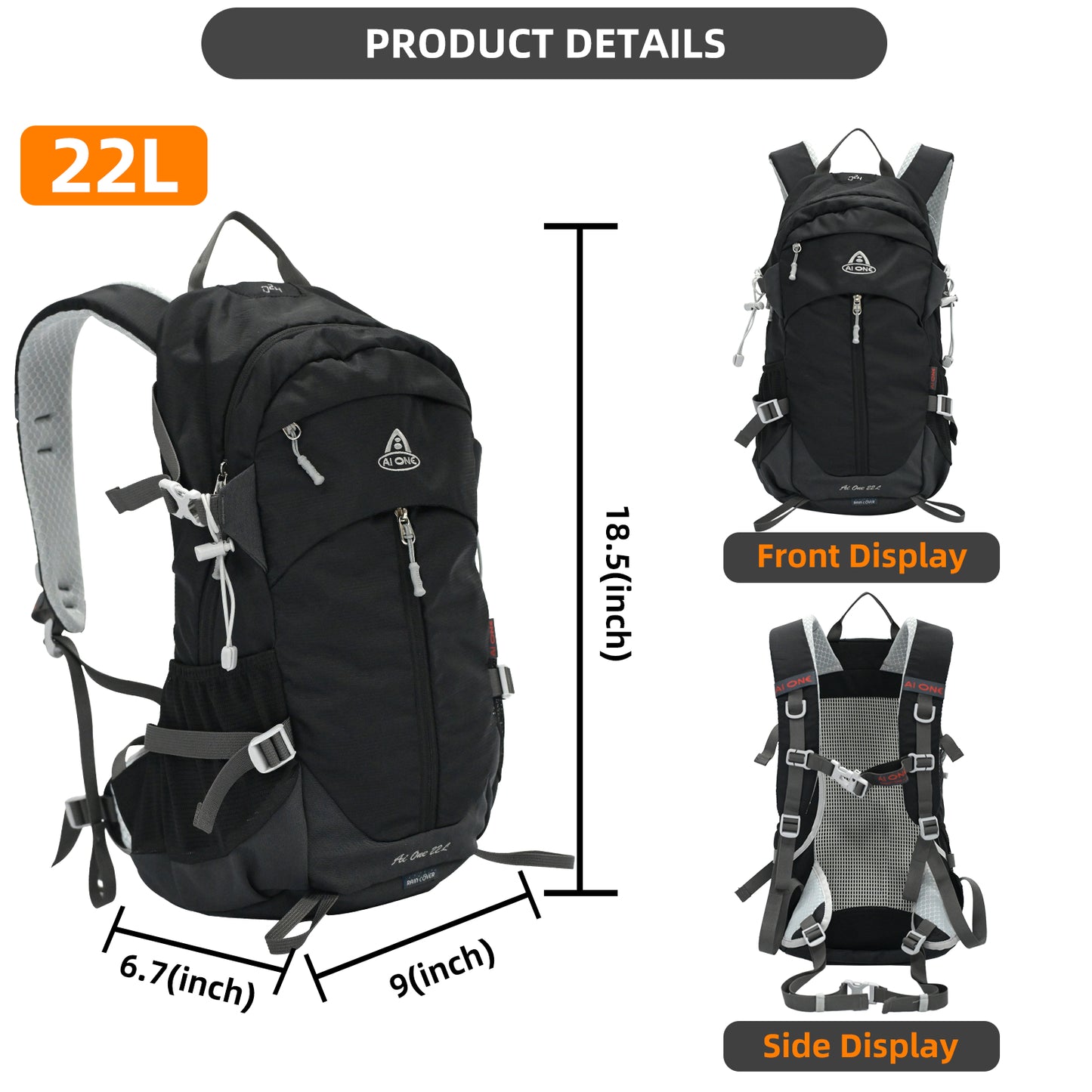 22L 登山リュック